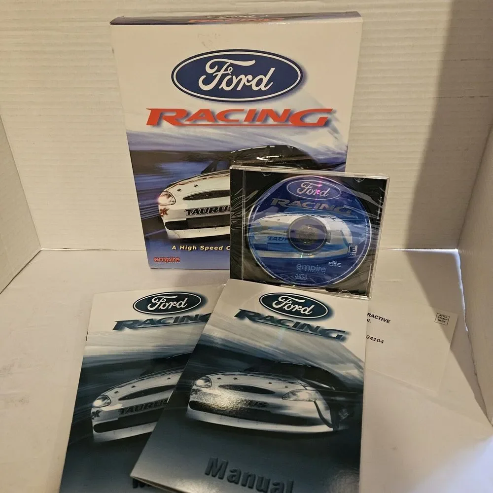 Ford Racing PC Big Box Complete 2000‎ Empire Interactive CD-Rom New Sealed Game